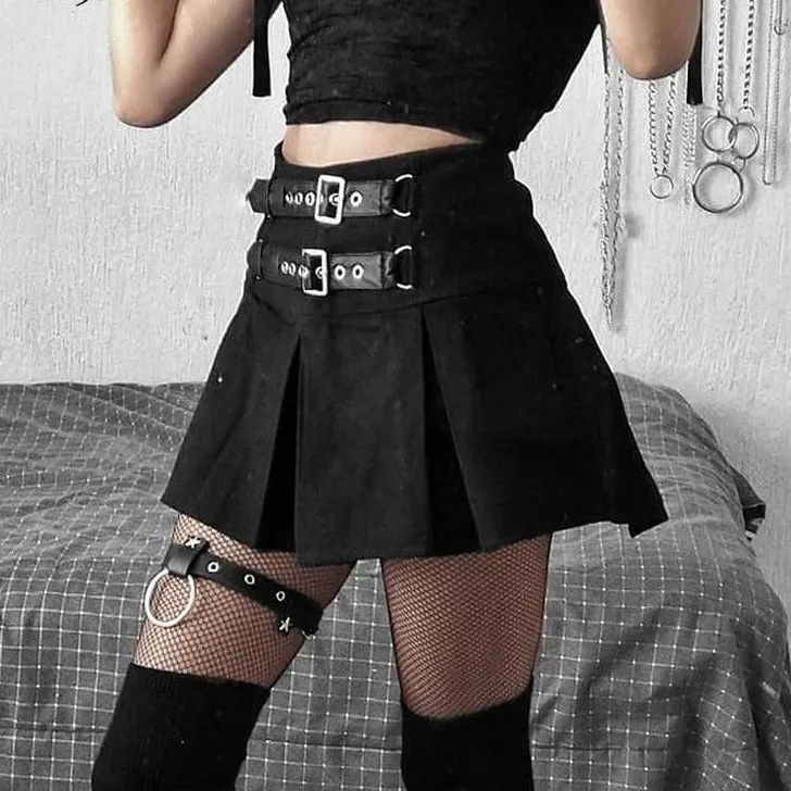 'Venom' High Waist Skirt