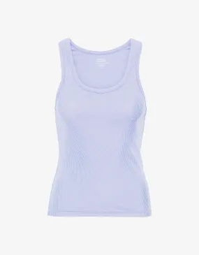 Women Organic Rib Tank Top - Soft Lavender